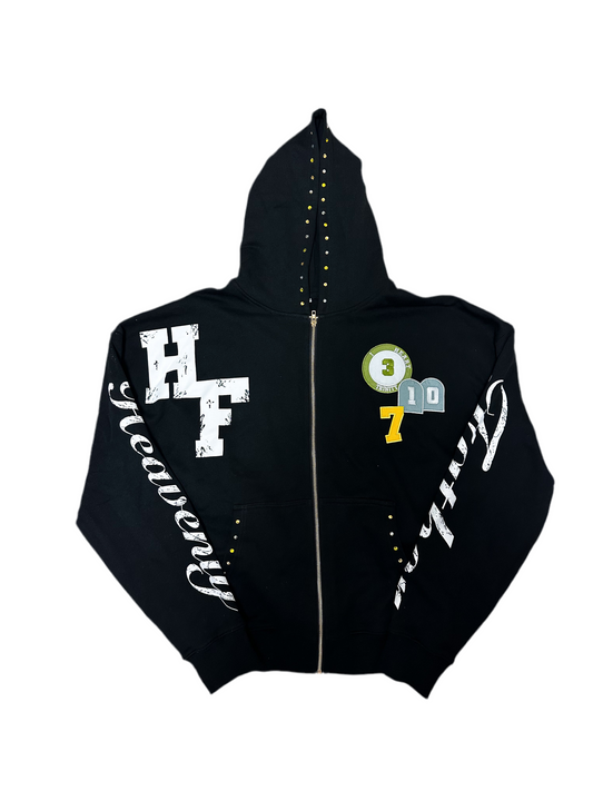 Heavenly Father Black Zip-Up